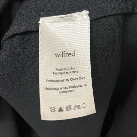 Aritzia Wilfred Black Tunic style top size small - Picture 3 of 5